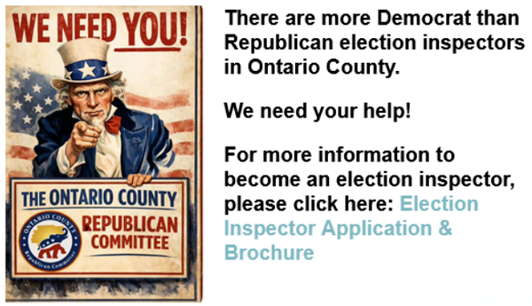 Republican Inspectors Needed